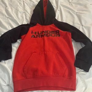 Under-armour Hoodie Black/red size 7